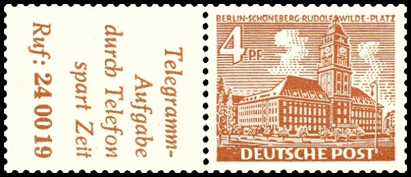 Berlin 1952 Nr. W 29 - postfrisch