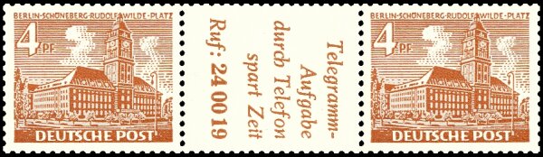 Berlin 1952 Nr. W 32 - postfrisch