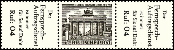 Berlin 1952 Nr. W 34 - postfrisch