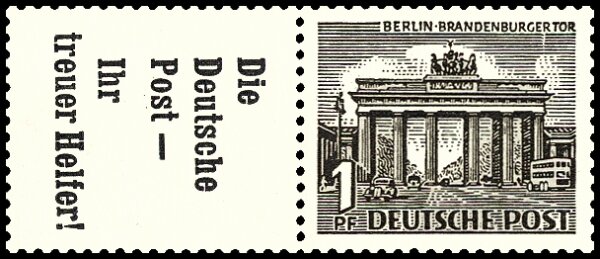 Berlin 1952 Nr. W 39 - postfrisch