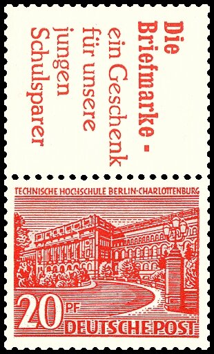 Berlin 1952 Nr. S 5 - postfrisch