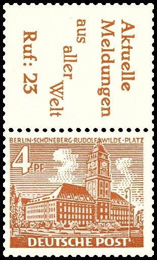 Berlin 1952 Nr. S 7 - postfrisch