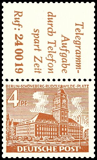 Berlin 1952 Nr. S 8 - postfrisch