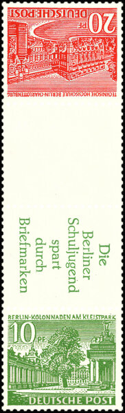 Berlin 1952 Nr. SKZ 3 - postfrisch