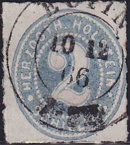Schleswig-Holstein 1865-1866 Mi.-Nr. 24 - gestempelt