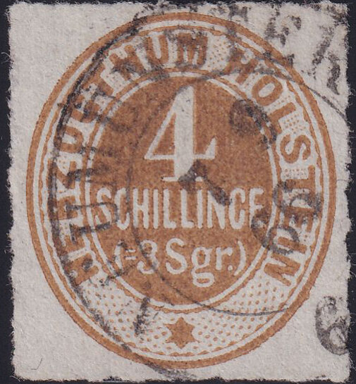 Schleswig-Holstein 1865-1866 Mi.-Nr. 25 - gestempelt