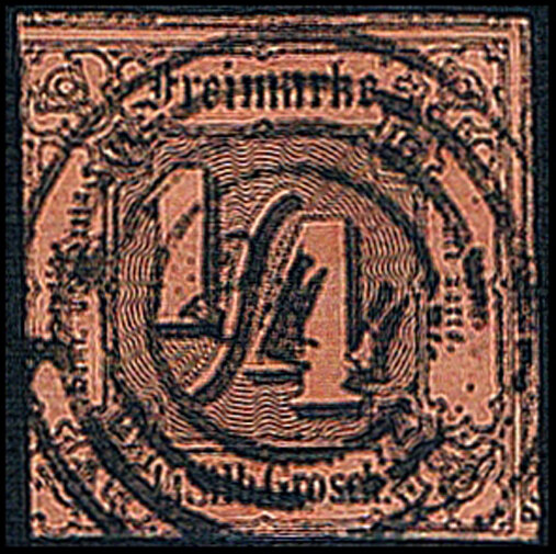Thurn und Taxis 1852-1858 Mi.-Nr. 1 - gestempelt