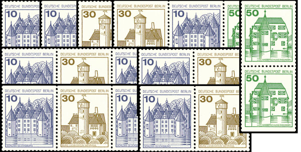 Berlin 1980 Nr. W 67 - W 74+C/D - postfrisch