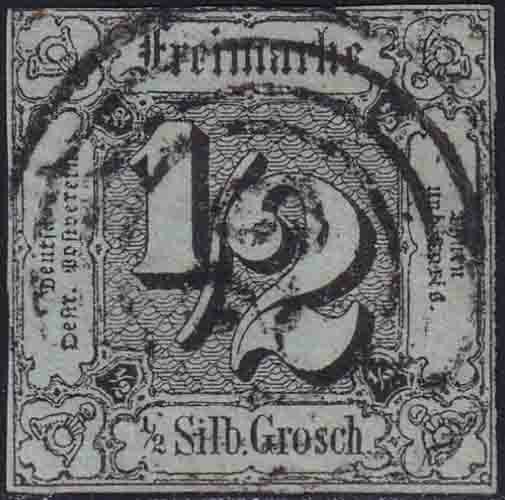 Thurn und Taxis 1852-1858 Mi.-Nr. 3 b - gestempelt