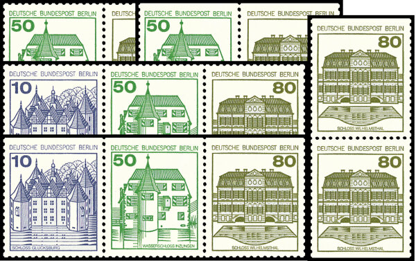 Berlin 1982 Nr. W 79 - W 82+C/D - postfrisch