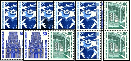 Berlin 1989 Nr. W 83 - W 88 - postfrisch