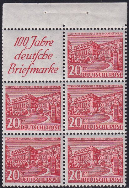 Berlin 1949 Mi-Nr. H.-Bl. 1B - postfrisch