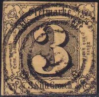 Thurn und Taxis 1852-1858 Mi.-Nr. 6 a - gestempelt