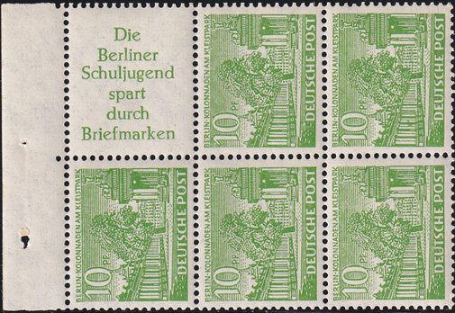 Berlin 1952 Mi.-Nr. H.-Bl. 6 - postfrisch