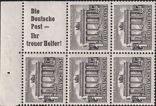 Berlin 1952 Mi.-Nr. H.-Bl.10 - postfrisch