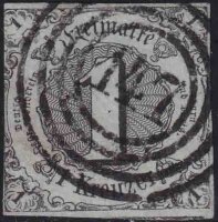 Thurn und Taxis 1852-1858 Mi.-Nr. 7 b - gestempelt