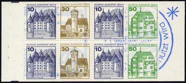 Berlin 1980 Mi.-Nr. MH 11 ca - postfrisch