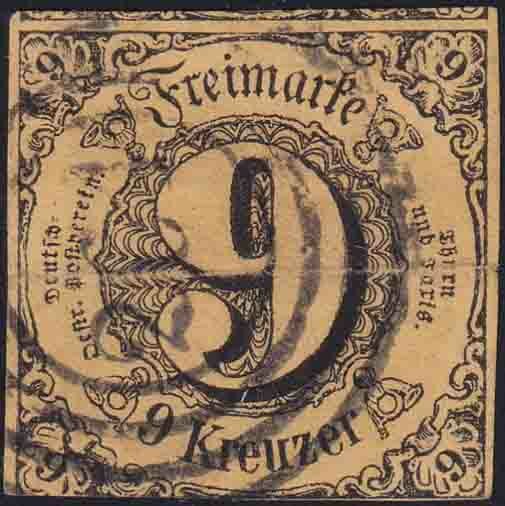 Thurn und Taxis 1858 Mi.-Nr. 10 a - gestempelt