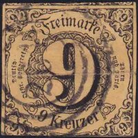 Thurn und Taxis 1858 Mi.-Nr. 10 a - gestempelt