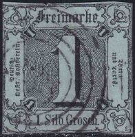 Thurn und Taxis 1853 Mi.-Nr. 11 a - gestempelt