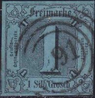 Thurn und Taxis 1853 Mi.-Nr. 11 b - gestempelt