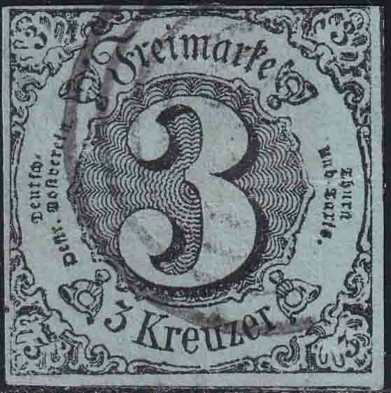 Thurn und Taxis 1858 Mi.-Nr. 12 a - gestempelt