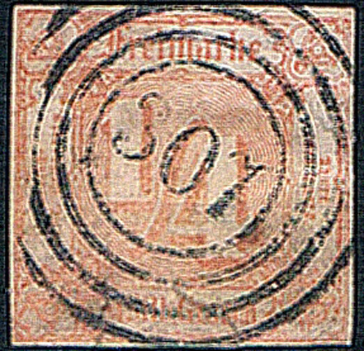 Thurn und Taxis 1859-1861 Mi.-Nr. 13 - gestempelt