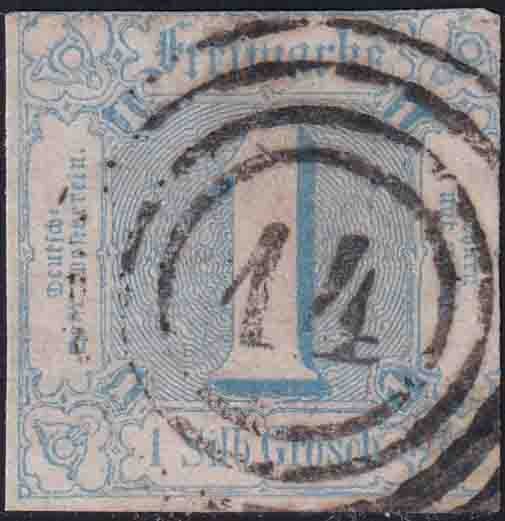 Thurn und Taxis 1859-1861 Mi.-Nr. 15 - gestempelt