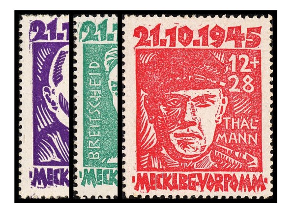 S B Z 1945 Mi.-Nr. 20-22 - postfrisch