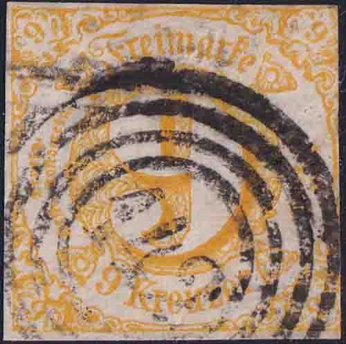 Thurn und Taxis 1859-1861 Mi.-Nr. 23 - gestempelt