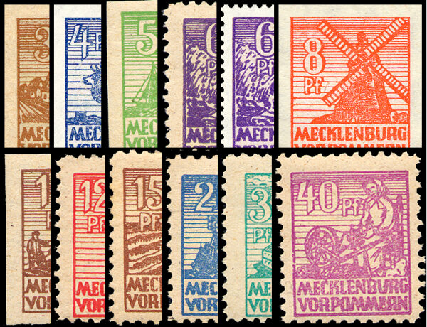 S B Z 1946 Mi.-Nr. 29-40 y - postfrisch