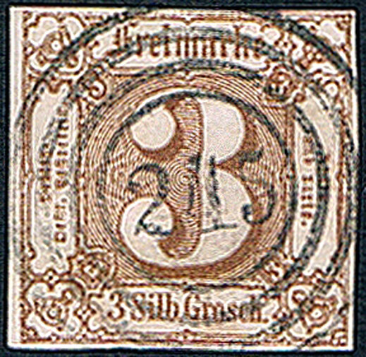 Thurn und Taxis 1862-1864 Mi.-Nr. 31 - gestempelt