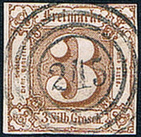 Thurn und Taxis 1862-1864 Mi.-Nr. 31 - gestempelt