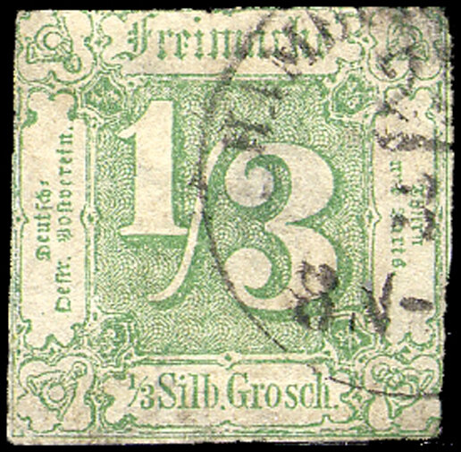 Thurn und Taxis 1865 Mi.-Nr. 36 - gestempelt