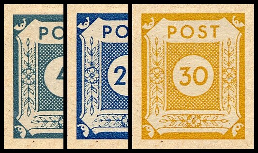 S B Z 1945 Mi.-Nr. 53-55 - postfrisch