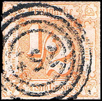 Thurn und Taxis 1865 Mi.-Nr. 37 - gestempelt