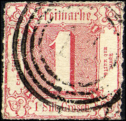 Thurn und Taxis 1865 Mi.-Nr. 38 - gestempelt