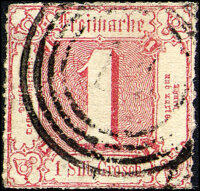 Thurn und Taxis 1865 Mi.-Nr. 38 - gestempelt