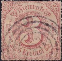 Thurn und Taxis 1865 Mi.-Nr. 42 - gestempelt