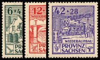 S B Z 1946 Mi.-Nr. 87-89 A - postfrisch