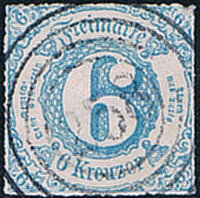Thurn und Taxis 1865 Mi.-Nr. 43 - gestempelt