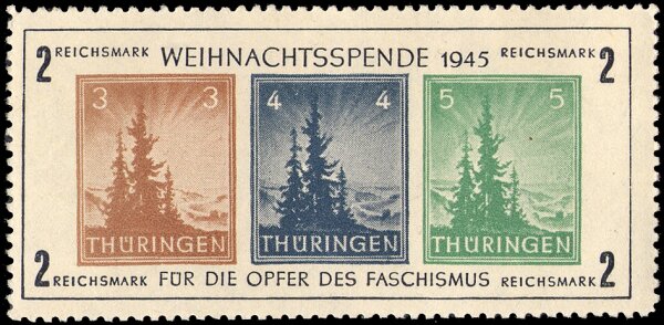 S B Z 1945 Block 1x - postfrisch