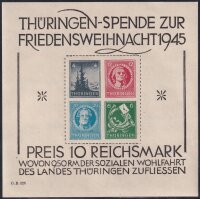 S B Z 1945 Block 2x FA - postfrisch