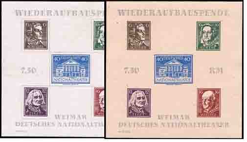 S B Z 1946 Block 3 A+B - postfrisch