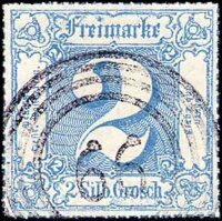 Thurn und Taxis 1866 Mi.-Nr. 49 - gestempelt