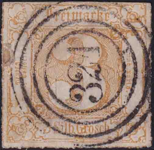 Thurn und Taxis 1866 Mi.-Nr. 50 - gestempelt