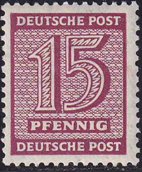 S B Z 1945 Mi.-Nr. 133 Xwa - postfrisch