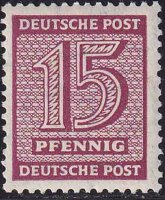 S B Z 1945 Mi.-Nr. 133 Xwa - postfrisch