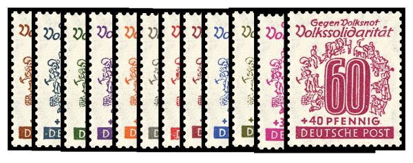 S B Z 1946 Mi.-Nr. 138-149 - postfrisch