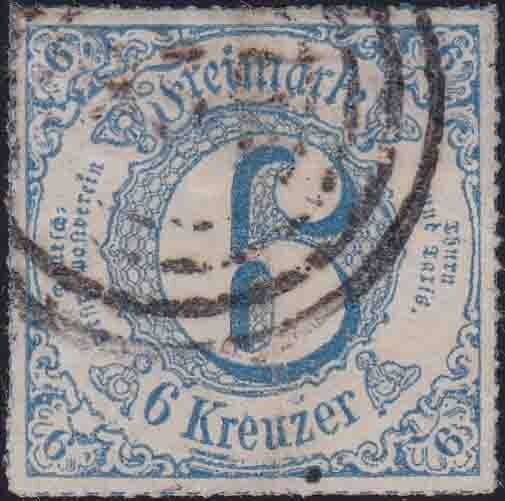 Thurn und Taxis 1866 Mi.-Nr. 53 - gestempelt